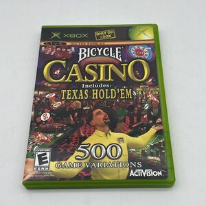 Bicycle Casino - Xbox Game, Complete w/ Manual CIB, TESTED, WORKING